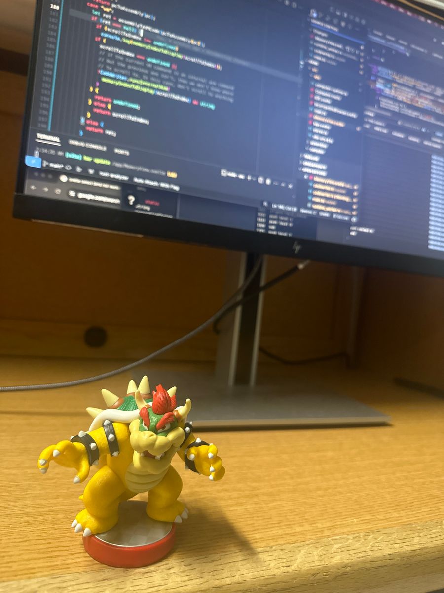 A picture of my coding setup
