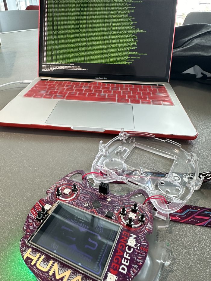 Attempting to hack the DEF CON badge