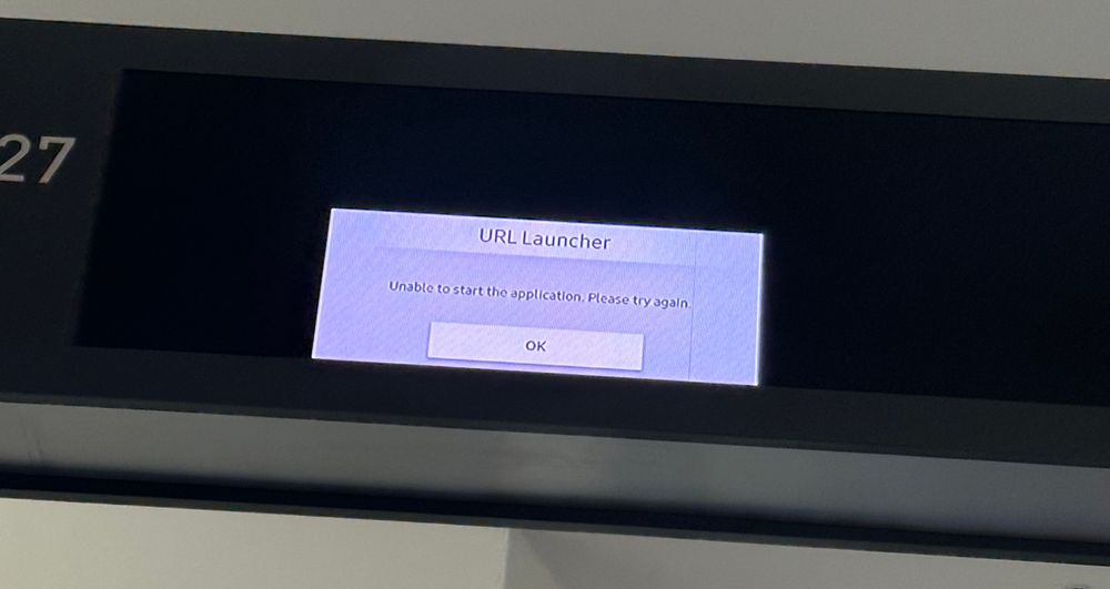 A hacked sign at DEF CON